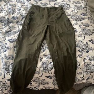 Army green Jogger Leggings